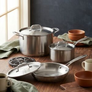 Stainless Steel Cook Set — 6-Piece