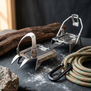 Steel Locking Carabiner — 26kN