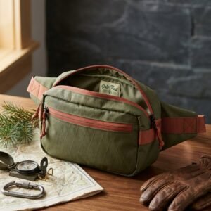 Waxed Canvas Hip Belt Pack