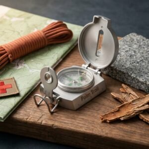 Stainless Steel Case Altimeter Watch